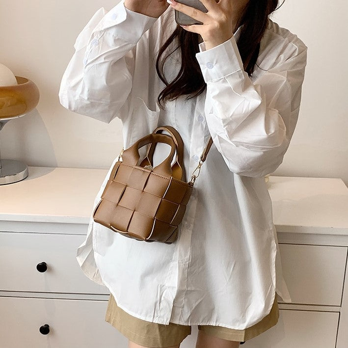 Arken | Mini Gewebte Handtasche Cora
