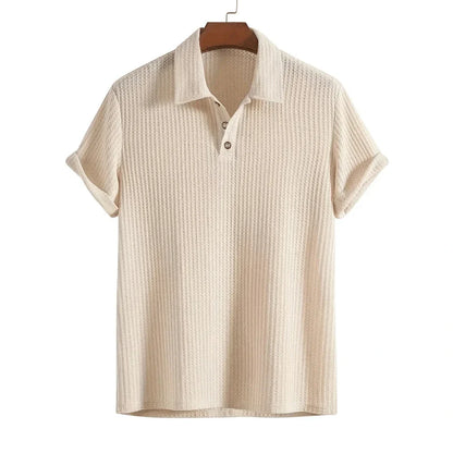 Premium Texturiertes Polo-Shirt