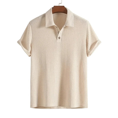 Premium Texturiertes Polo-Shirt