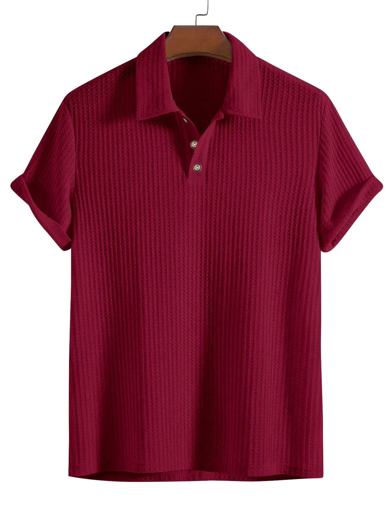 Premium Texturiertes Polo-Shirt
