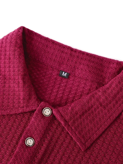 Premium Texturiertes Polo-Shirt