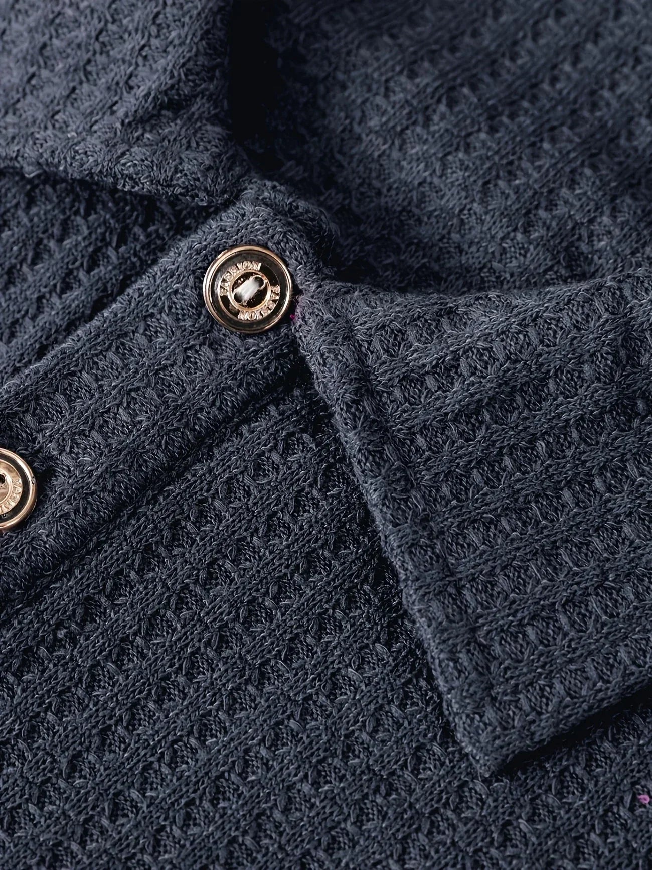 Premium Texturiertes Polo-Shirt