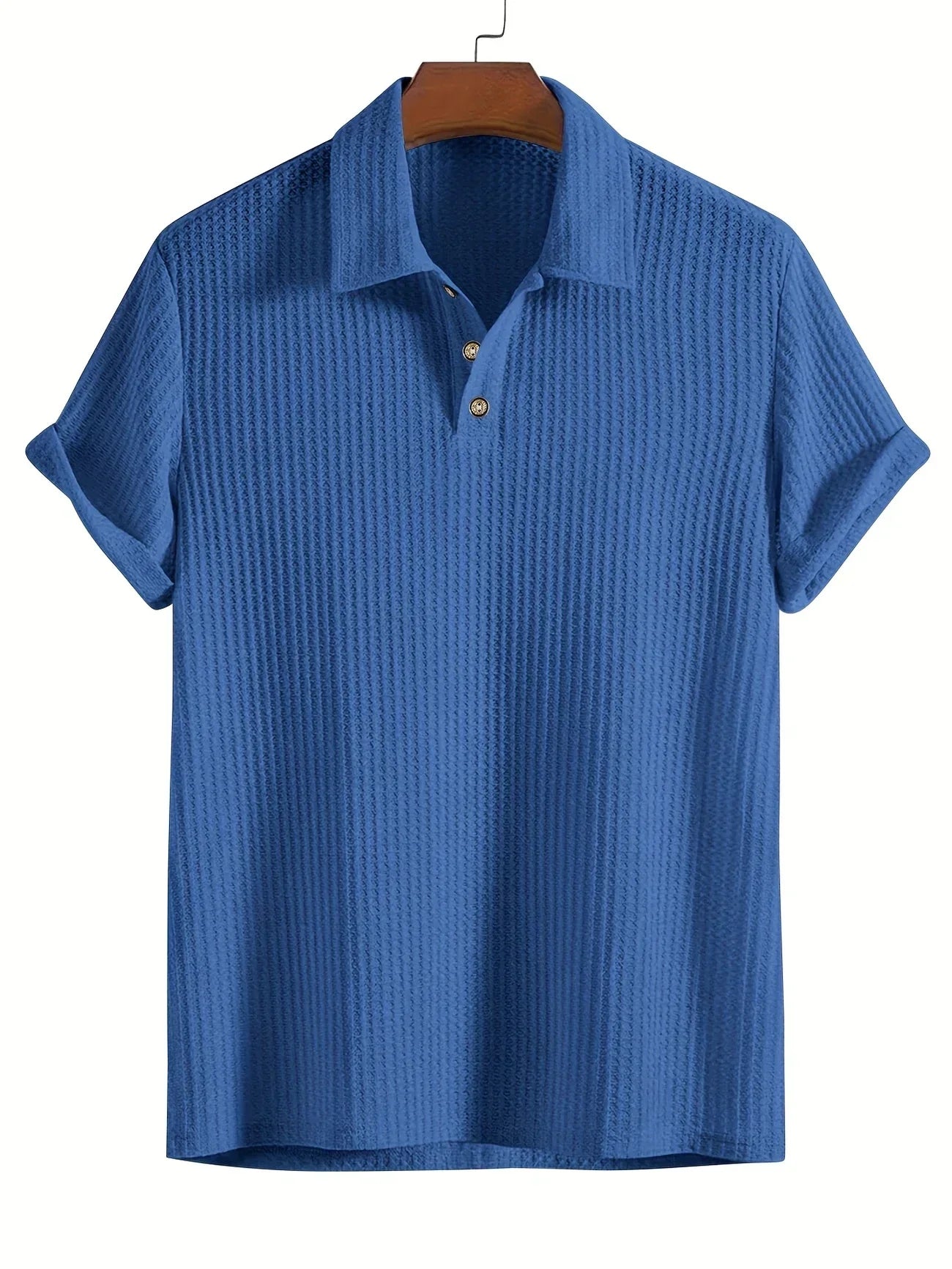 Premium Texturiertes Polo-Shirt