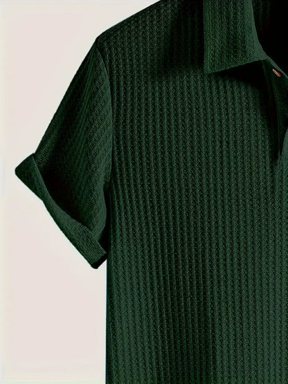 Premium Texturiertes Polo-Shirt