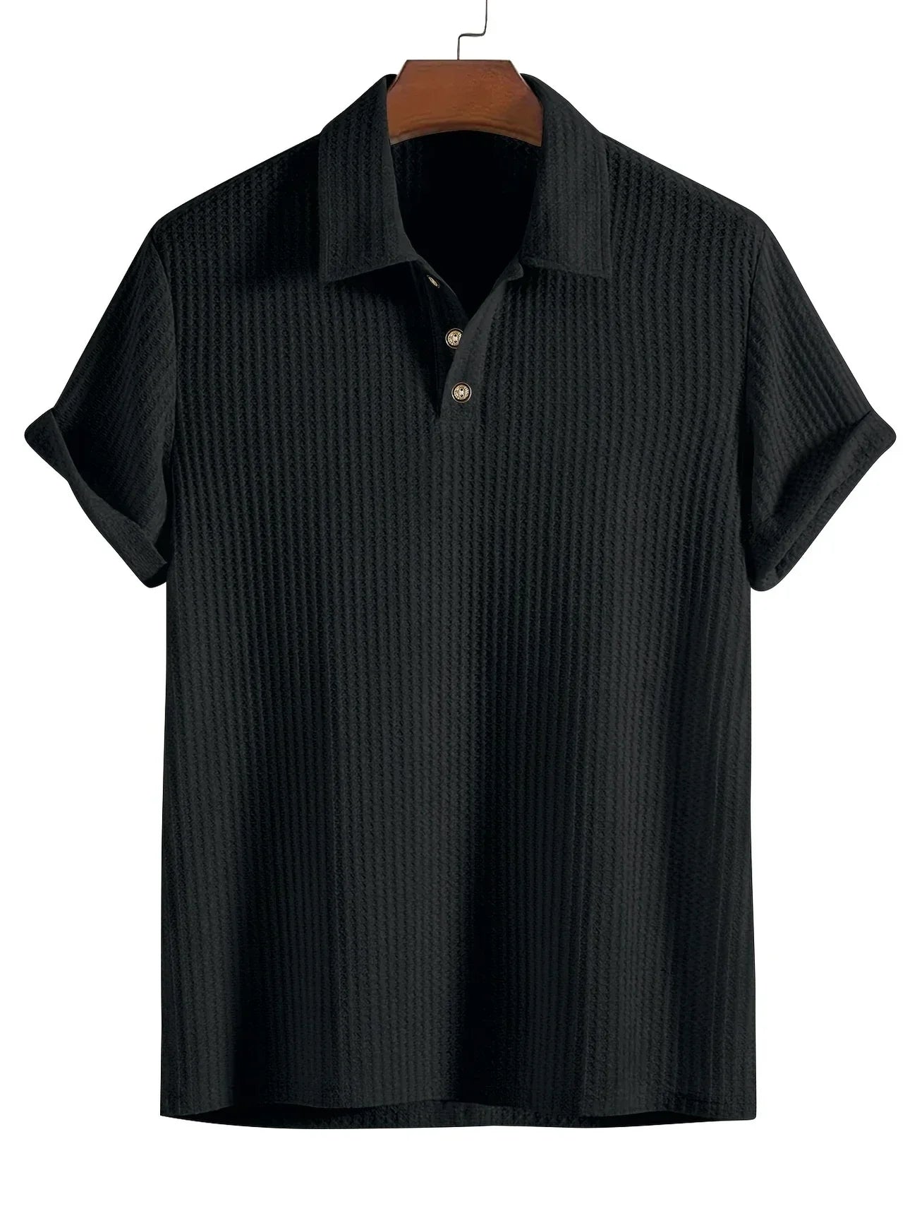 Premium Texturiertes Polo-Shirt