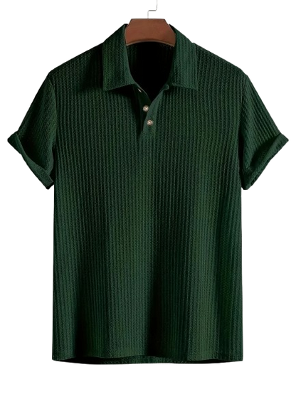 Premium Texturiertes Polo-Shirt