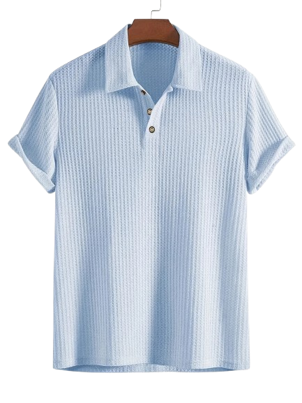 Premium Texturiertes Polo-Shirt