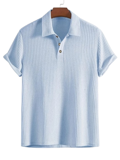 Premium Texturiertes Polo-Shirt