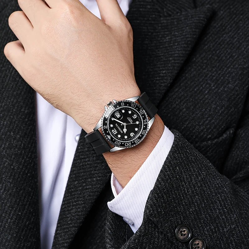 Luxus Herren Quarz Uhr