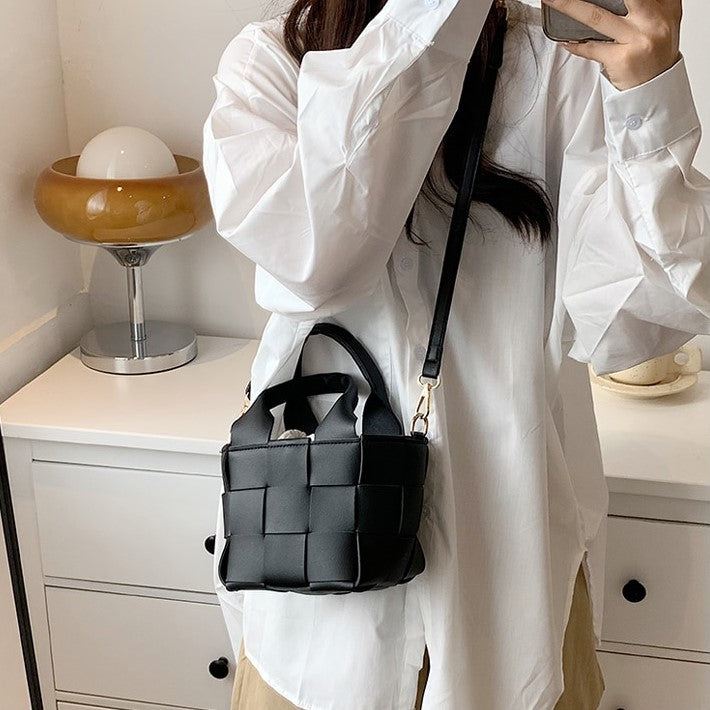 Arken | Mini Gewebte Handtasche Cora
